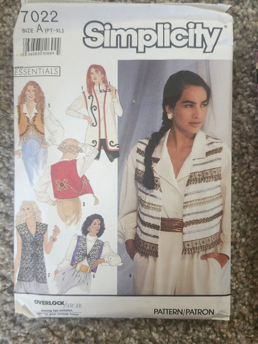 Simplicity And McCall's Vintage Patterns Sized XL, Pack Of 3